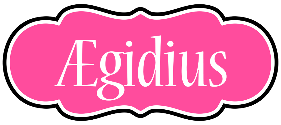 Ægidius invitation logo