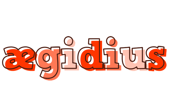 Ægidius paint logo