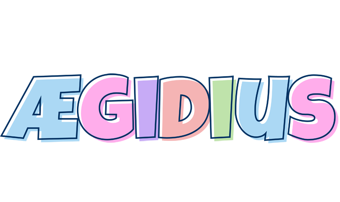 Ægidius pastel logo