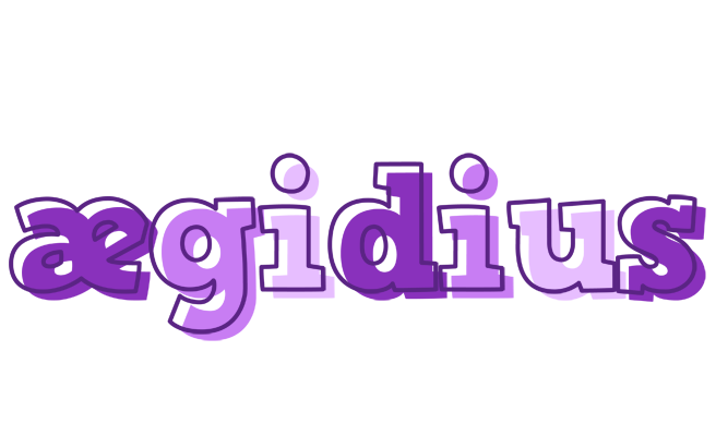 Ægidius sensual logo