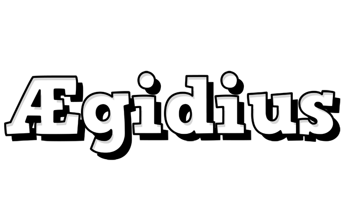 Ægidius snowing logo
