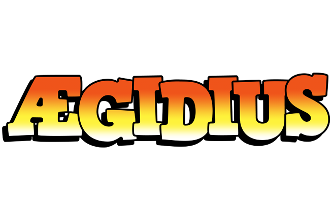 Ægidius sunset logo