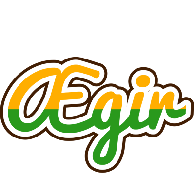 Ægir banana logo