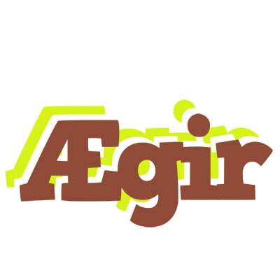Ægir caffeebar logo
