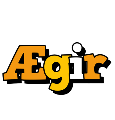 Ægir cartoon logo