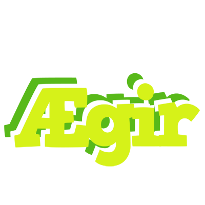 Ægir citrus logo