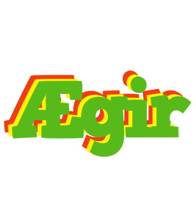 Ægir crocodile logo