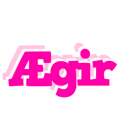 Ægir dancing logo