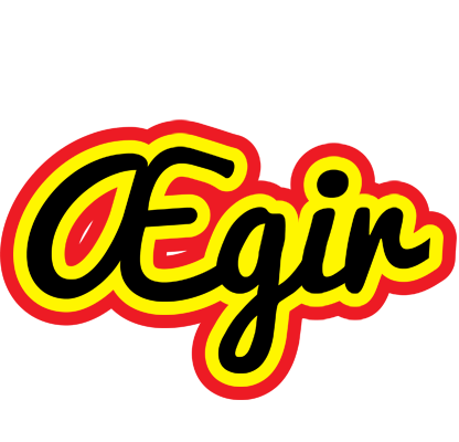 Ægir flaming logo