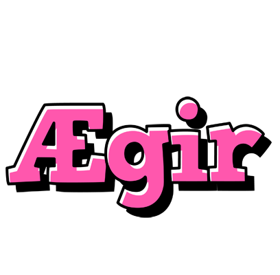 Ægir girlish logo