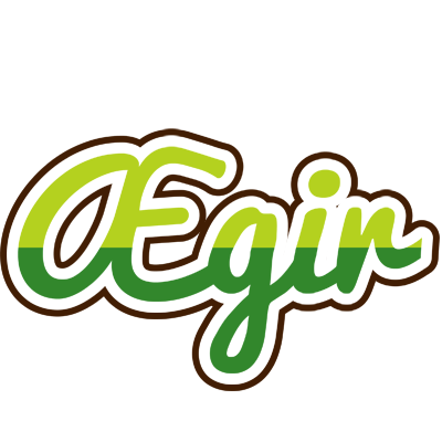 Ægir golfing logo