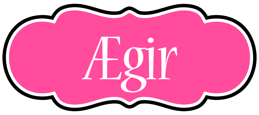 Ægir invitation logo