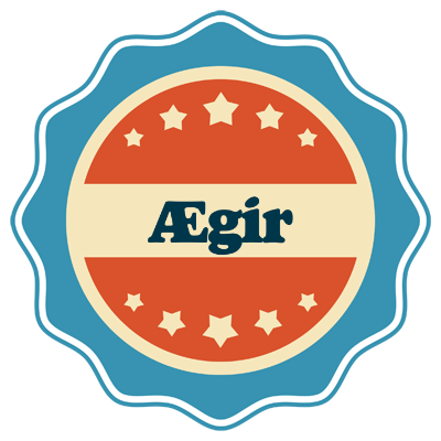Ægir labels logo