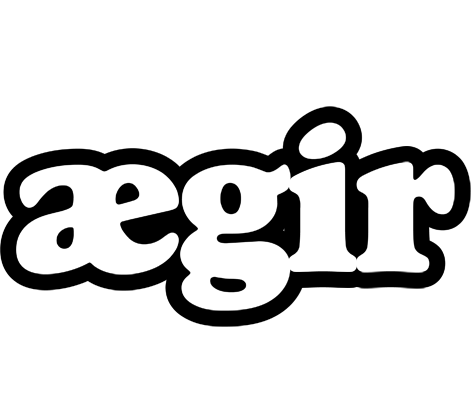 Ægir panda logo