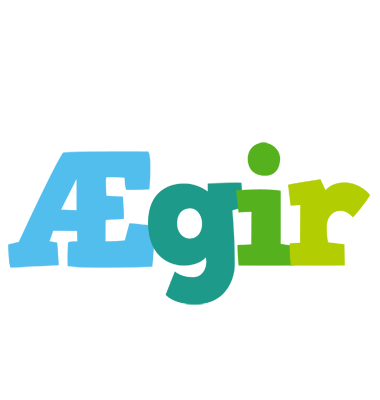 Ægir rainbows logo