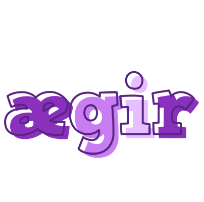 Ægir sensual logo