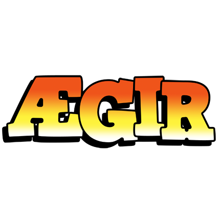 Ægir sunset logo