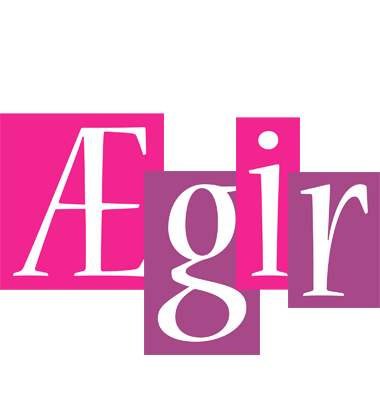 Ægir whine logo