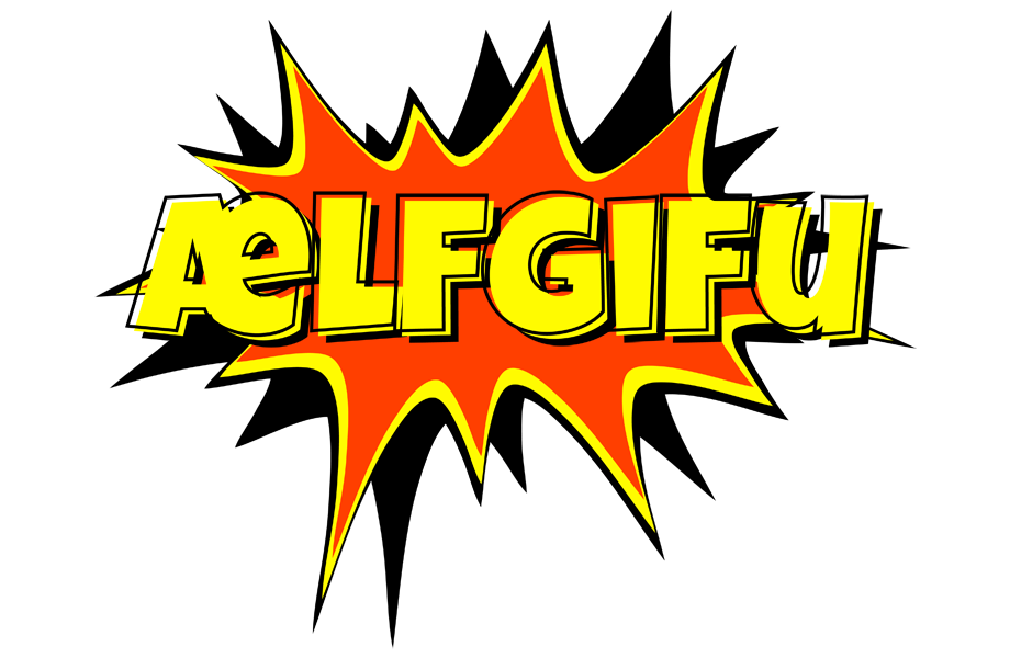 Ælfgifu bazinga logo