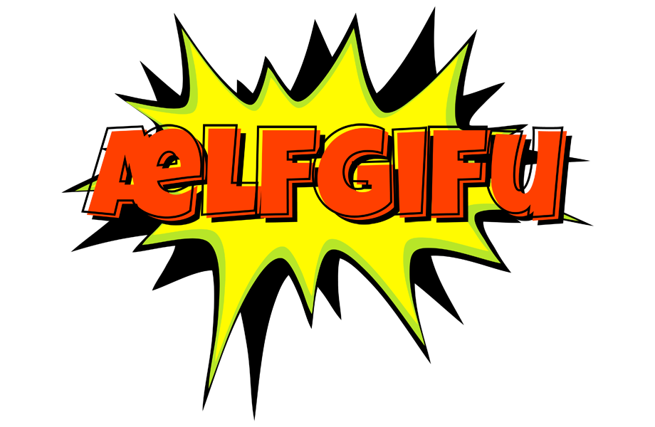 Ælfgifu bigfoot logo