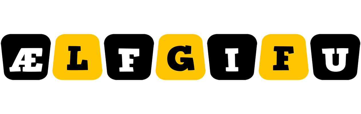 Ælfgifu boots logo