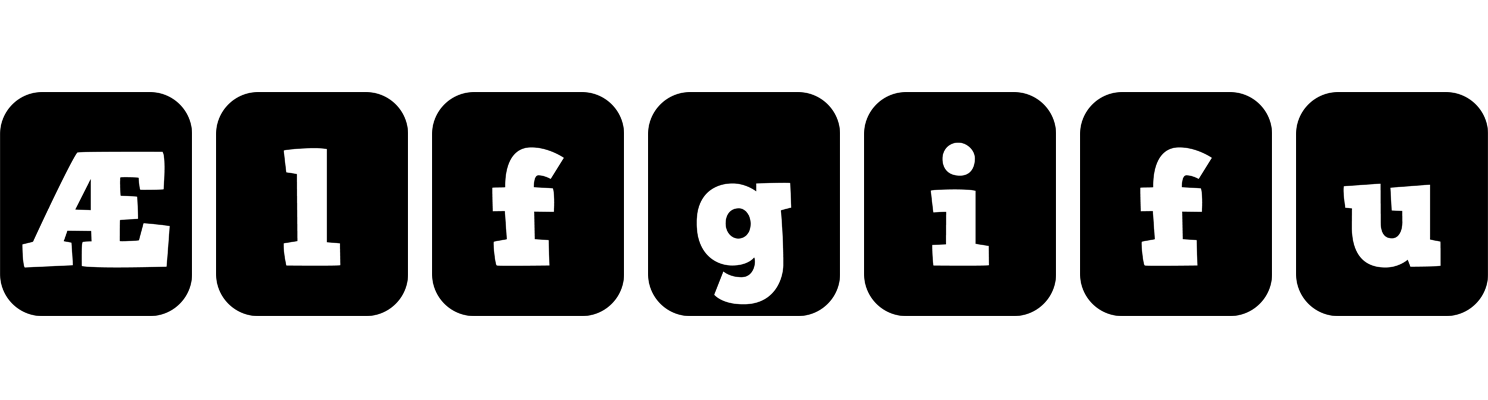 Ælfgifu box logo