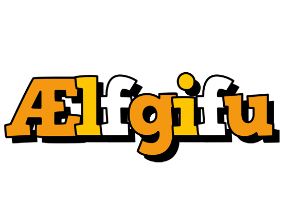 Ælfgifu cartoon logo