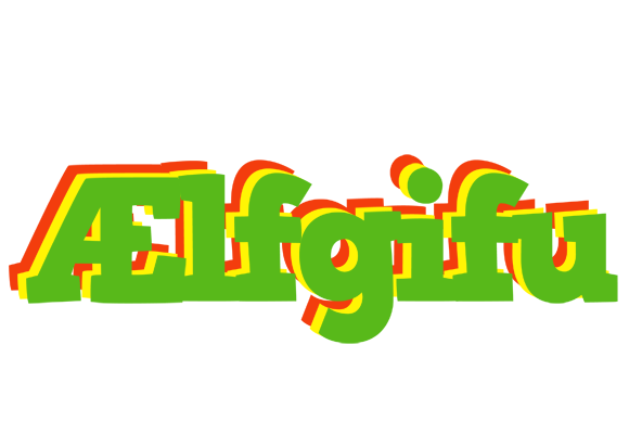 Ælfgifu crocodile logo