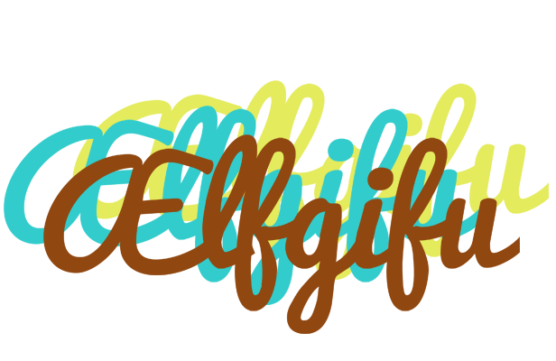 Ælfgifu cupcake logo