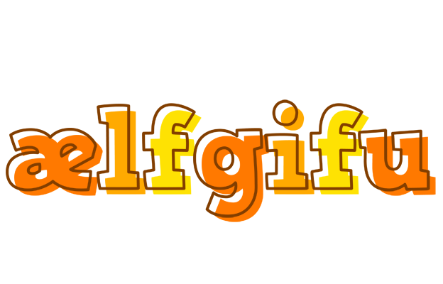 Ælfgifu desert logo