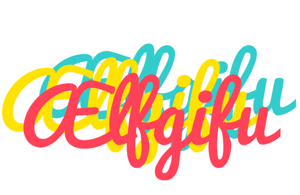 Ælfgifu disco logo