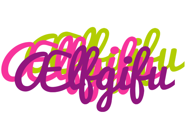 Ælfgifu flowers logo