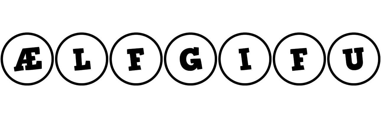 Ælfgifu handy logo