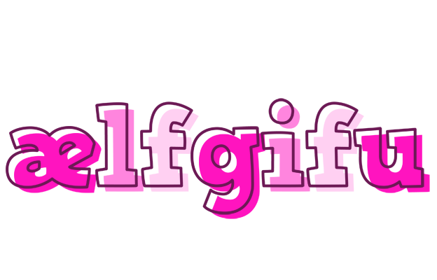 Ælfgifu hello logo
