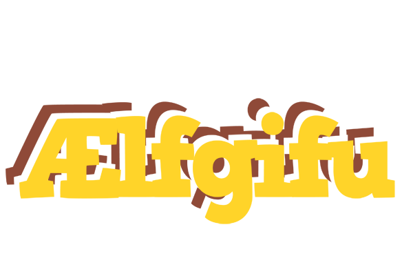 Ælfgifu hotcup logo