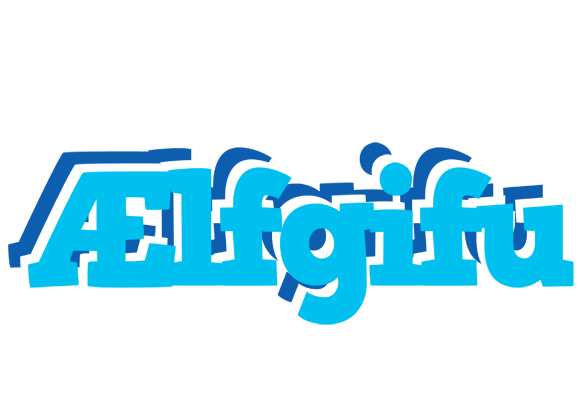 Ælfgifu jacuzzi logo