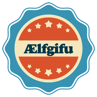 Ælfgifu labels logo