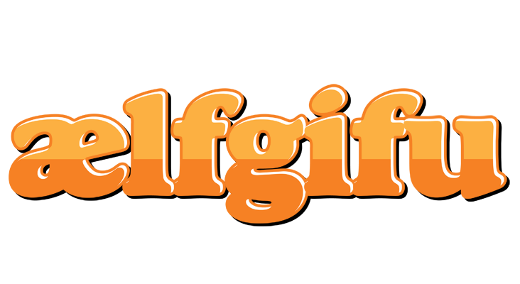 Ælfgifu orange logo