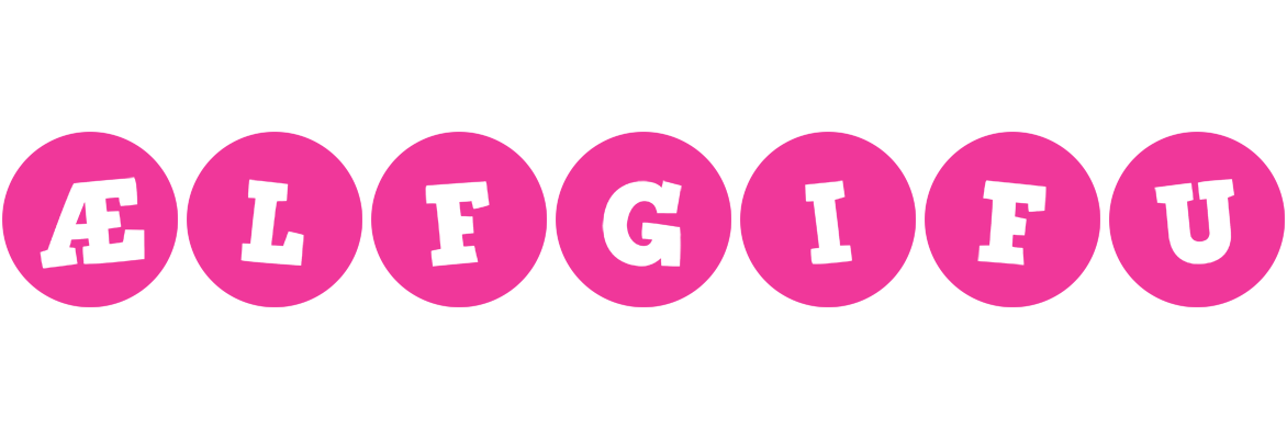 Ælfgifu poker logo
