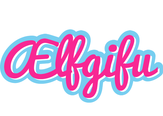 Ælfgifu popstar logo