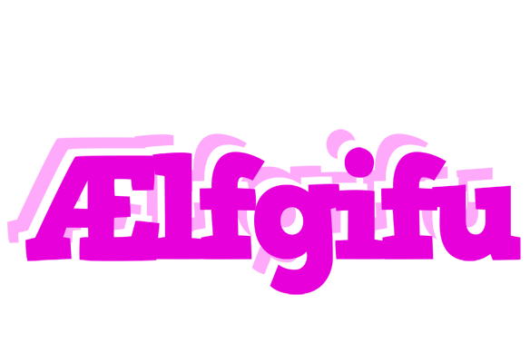 Ælfgifu rumba logo