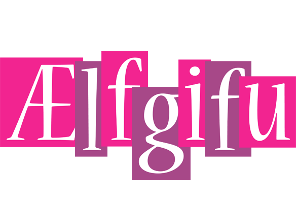 Ælfgifu whine logo