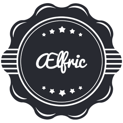 Ælfric badge logo