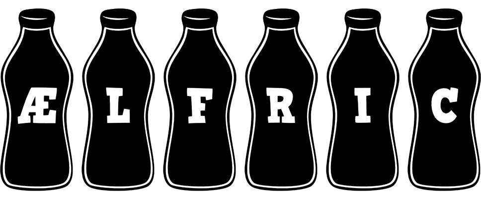 Ælfric bottle logo