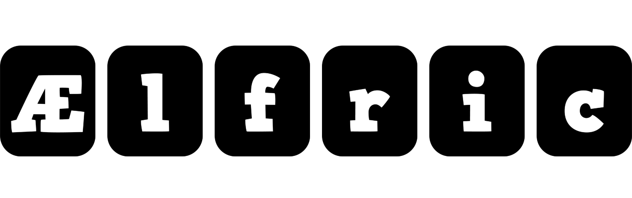 Ælfric box logo