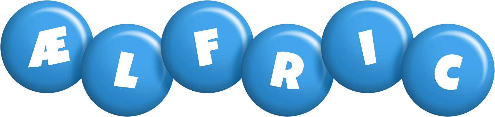 Ælfric candy-blue logo