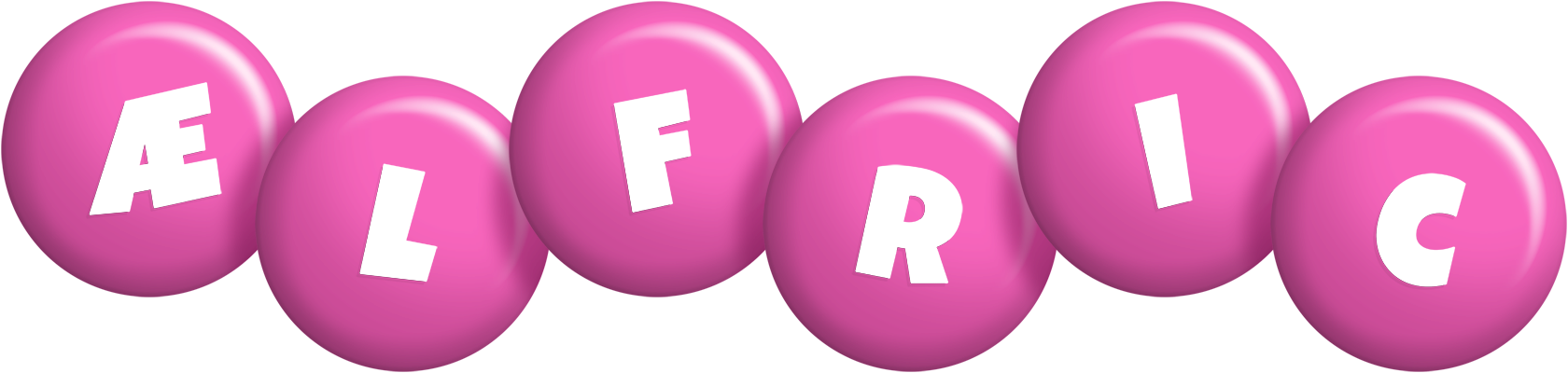 Ælfric candy-pink logo