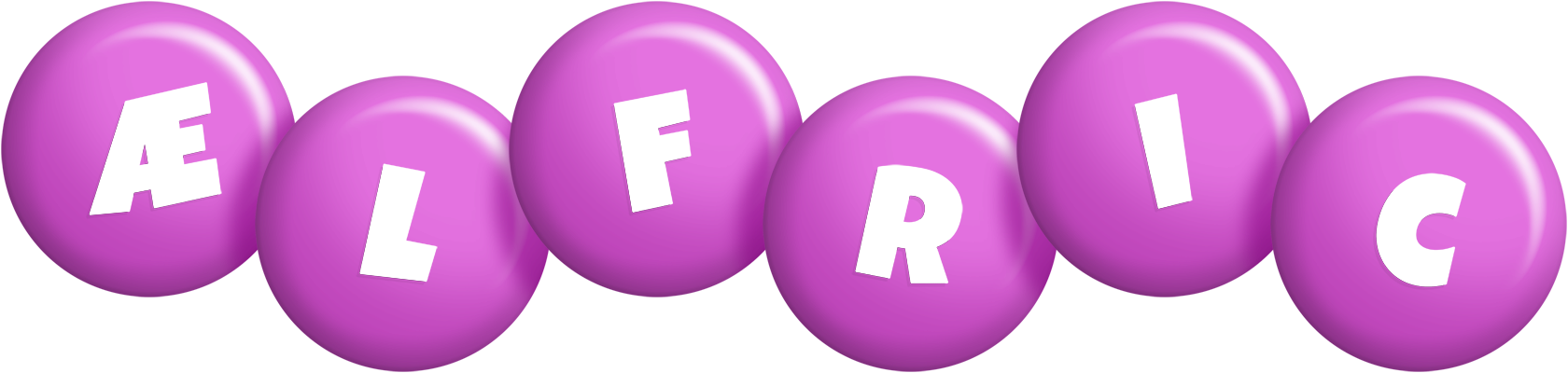 Ælfric candy-purple logo