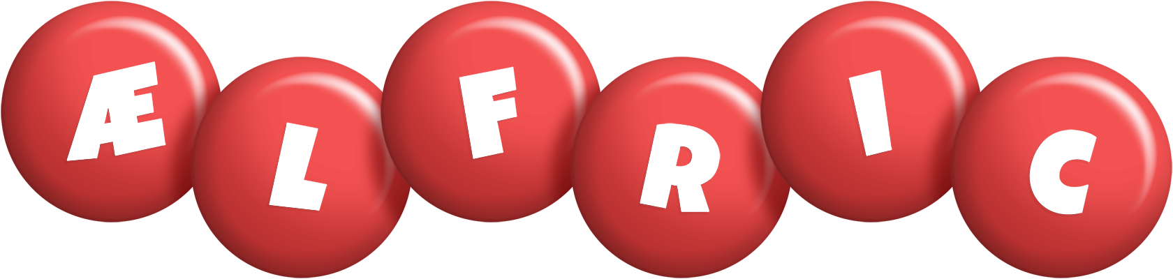Ælfric candy-red logo