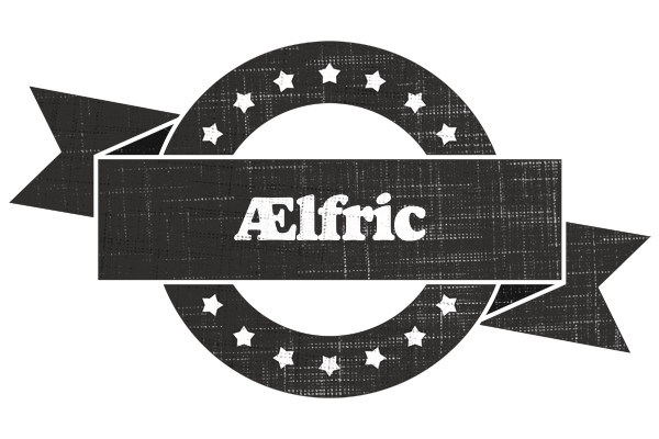 Ælfric grunge logo